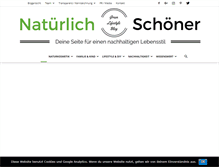 Tablet Screenshot of natuerlich-schoener.com